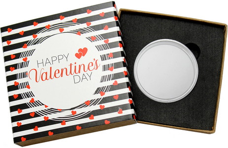 SilverTowne Natural Kraft Paper Gift Box with Valentine Box Sleeve - Product Packaging